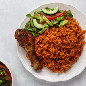 Jollof Rice with Chicken